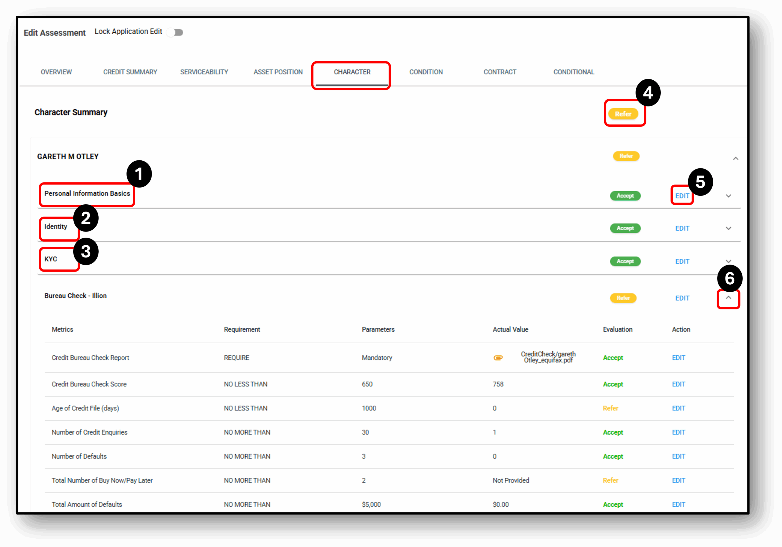 Character Hero Image of the applicants tab