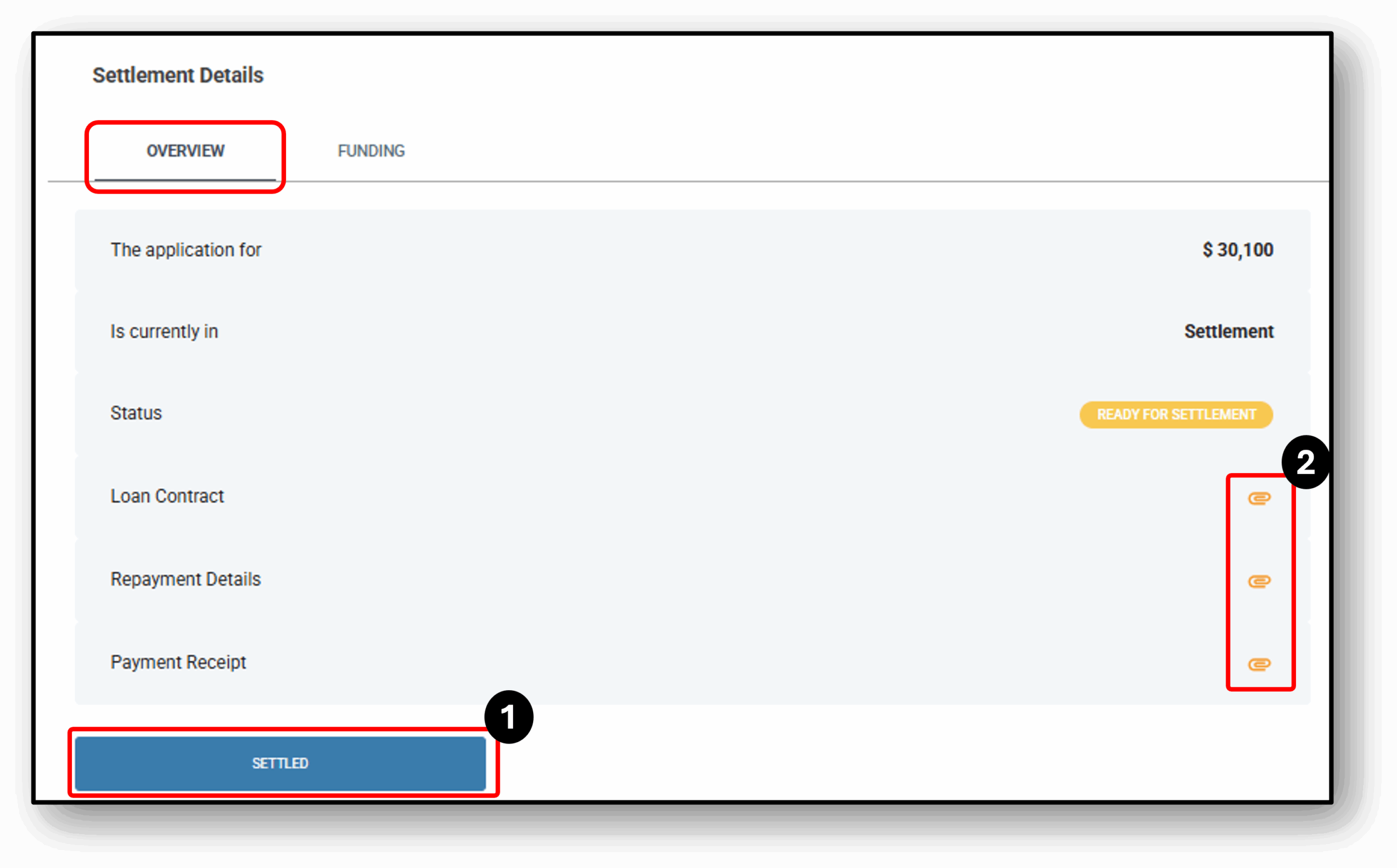 Image of the applicants tab