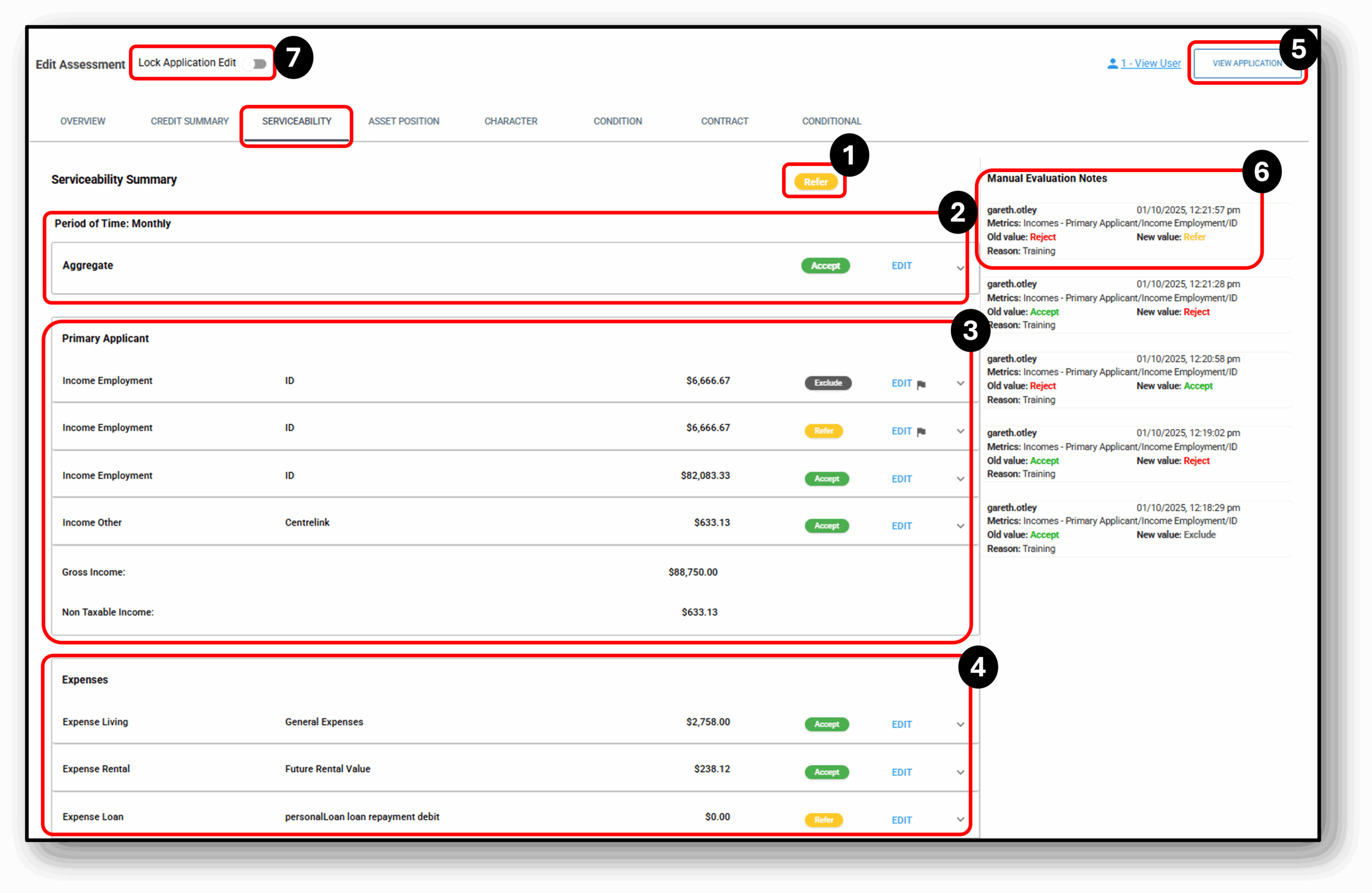 Serviceability Hero Image of the applicants tab