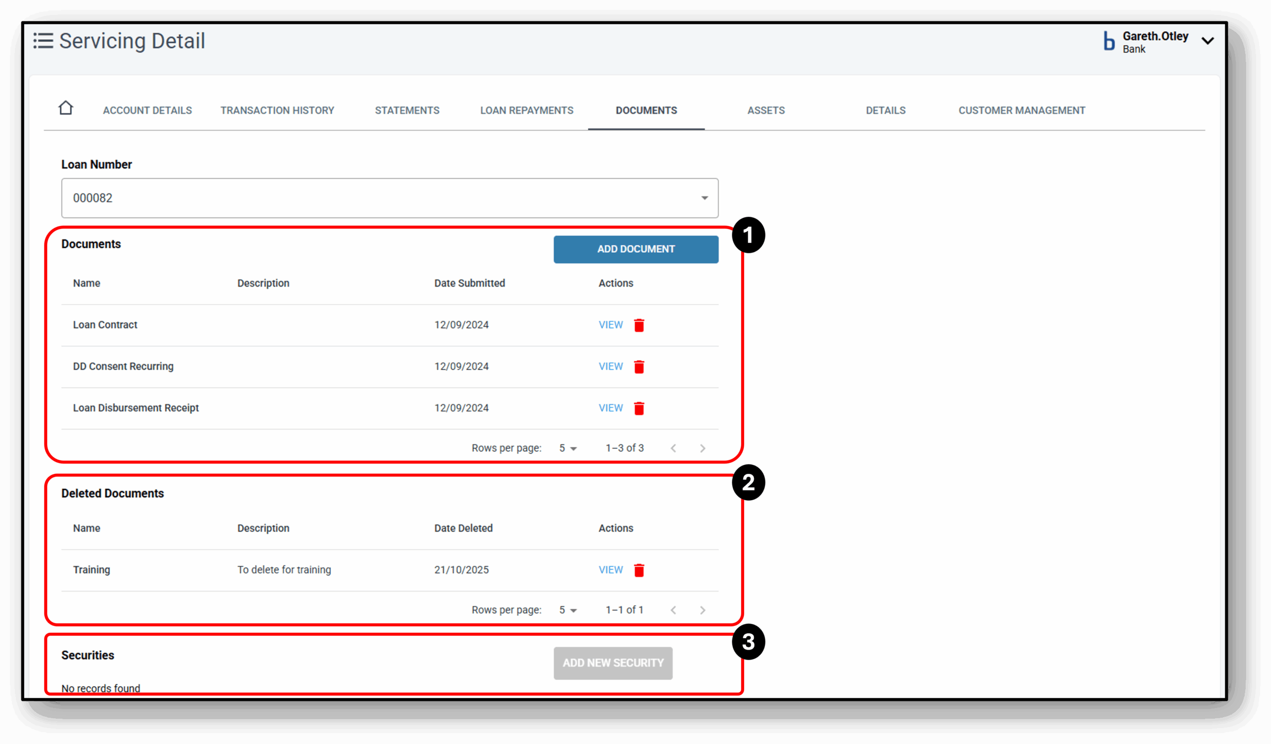 Image of the applicants tab