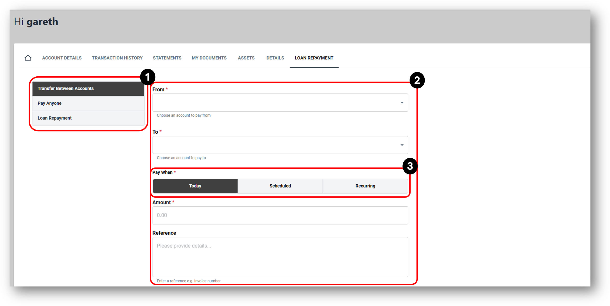 Image of the applicants tab