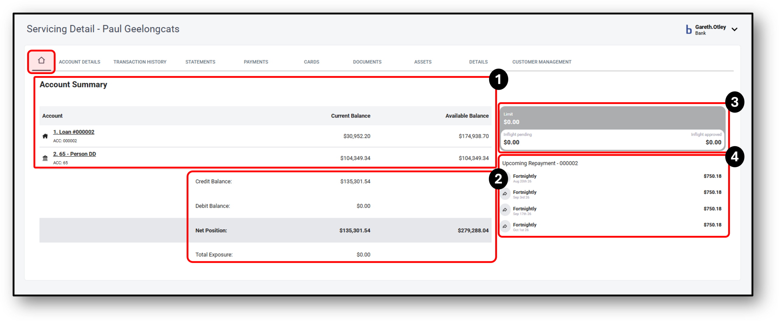 Image of the applicants tab