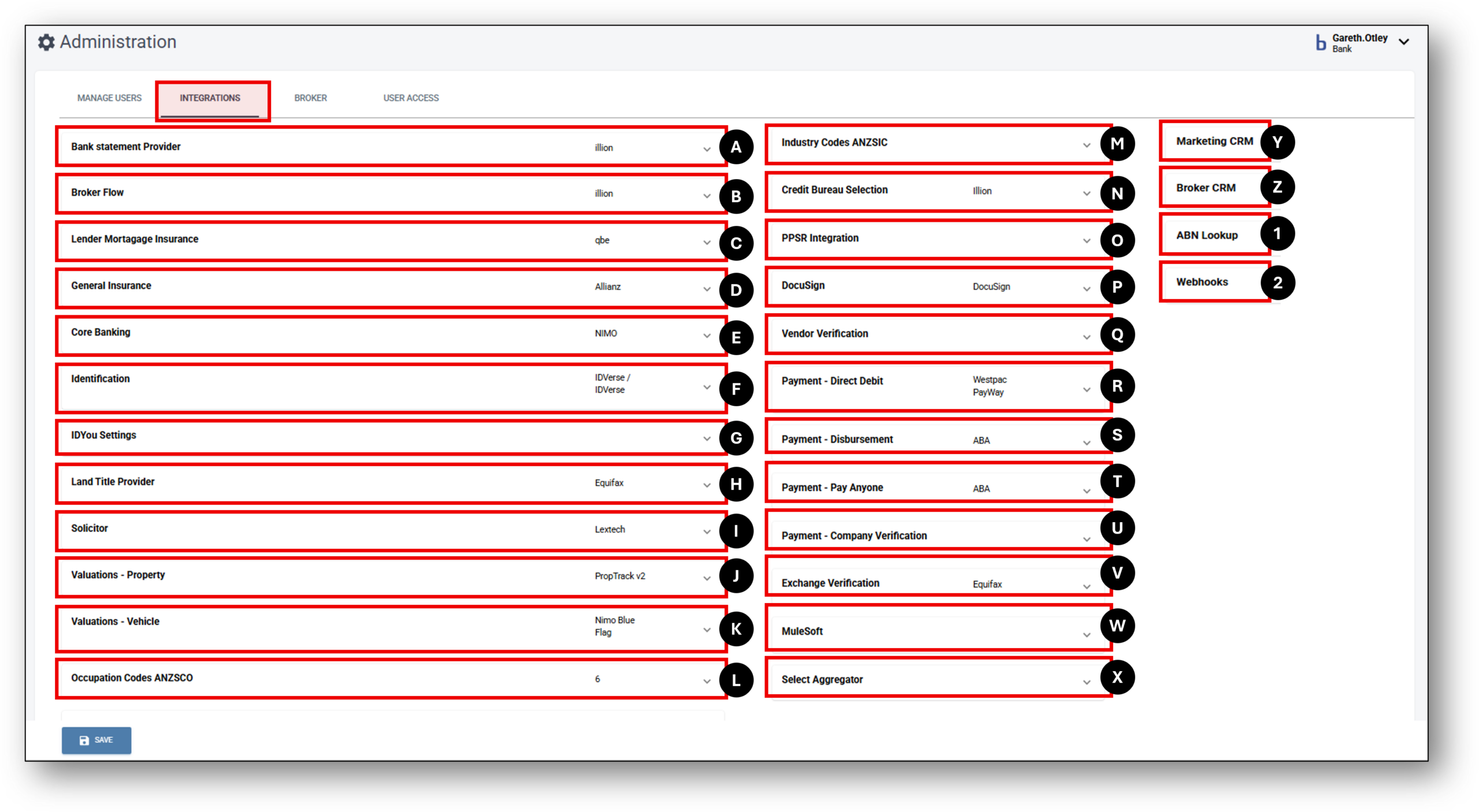 Image of the applicants tab