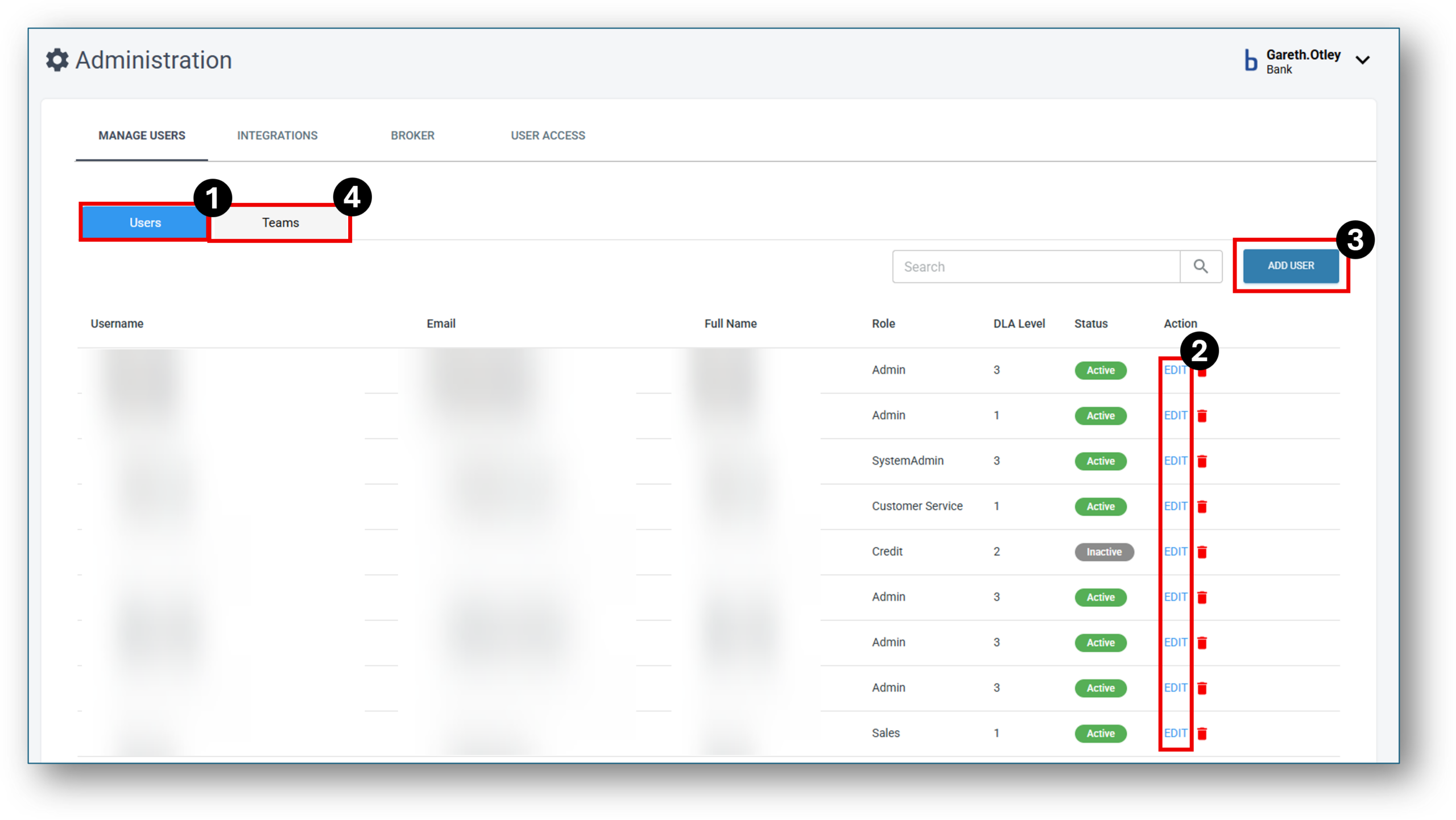 Image of the applicants tab